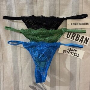 Urban Outfitters Lace Thong Bundle